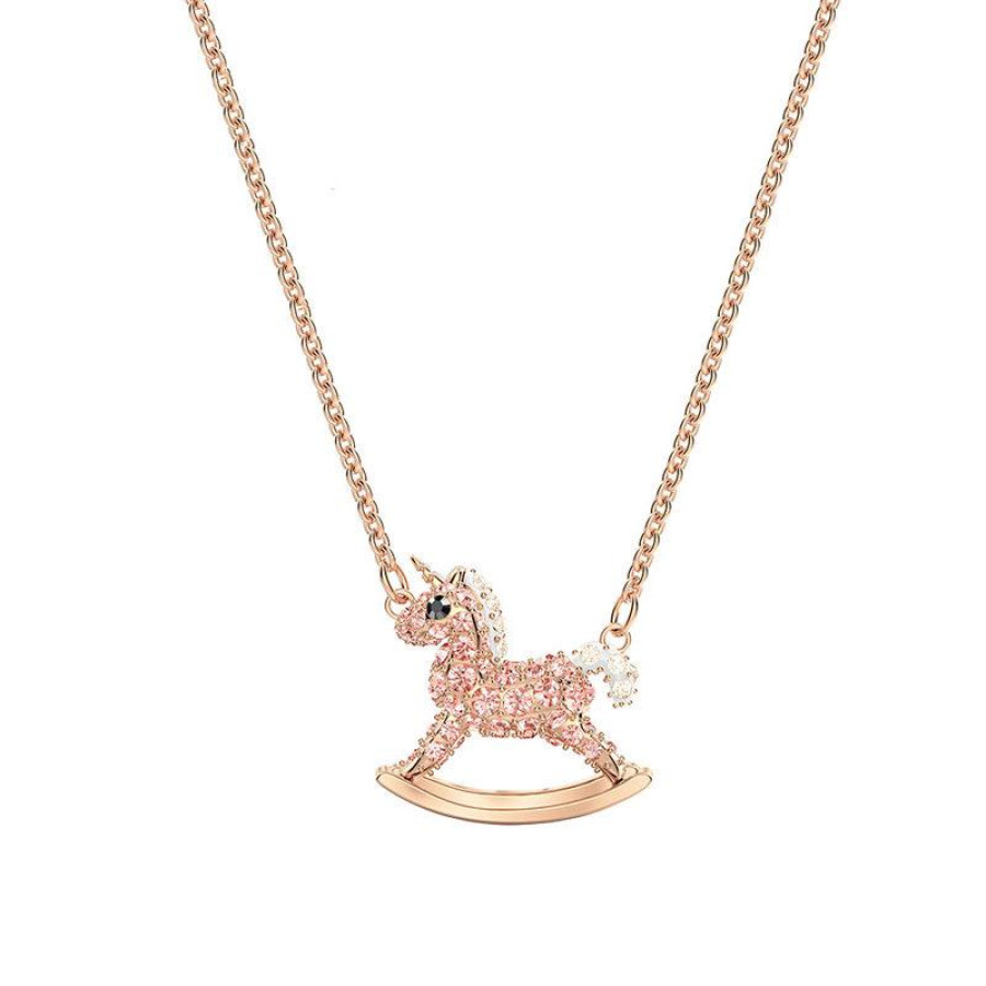 Monemel Rose Carousel Kolye (Altın Kaplama) SEVGILIYE HEDIYE